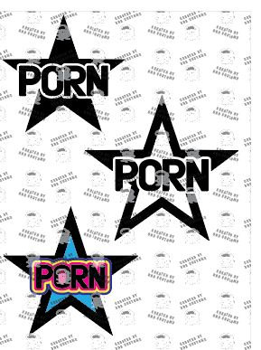 Pornstar Logo, Pornstar Digital Design, Porn Star Tshirt Design, Three