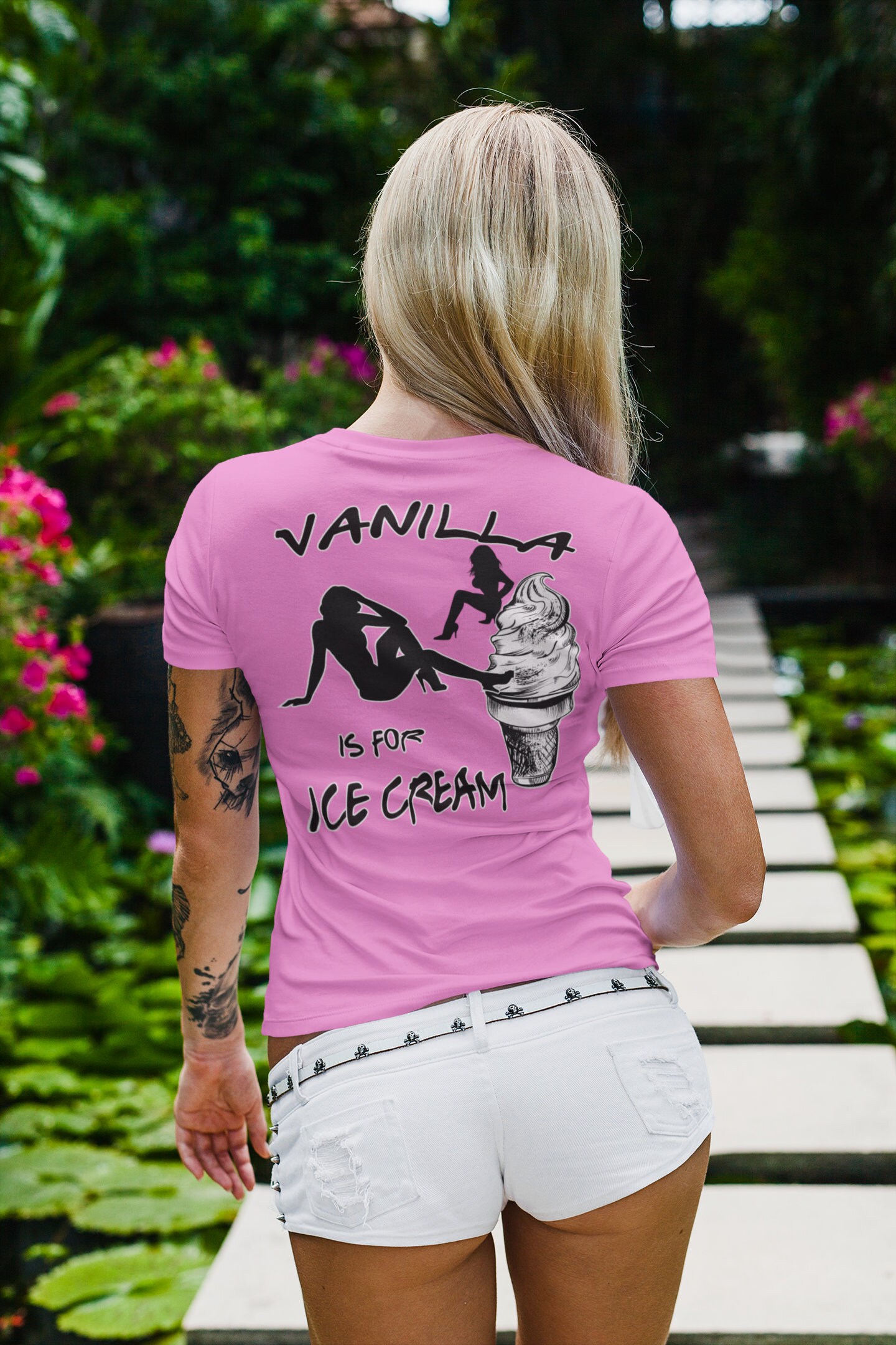 Vanilla is for Ice Cream Swinger T-shirt Design SVG