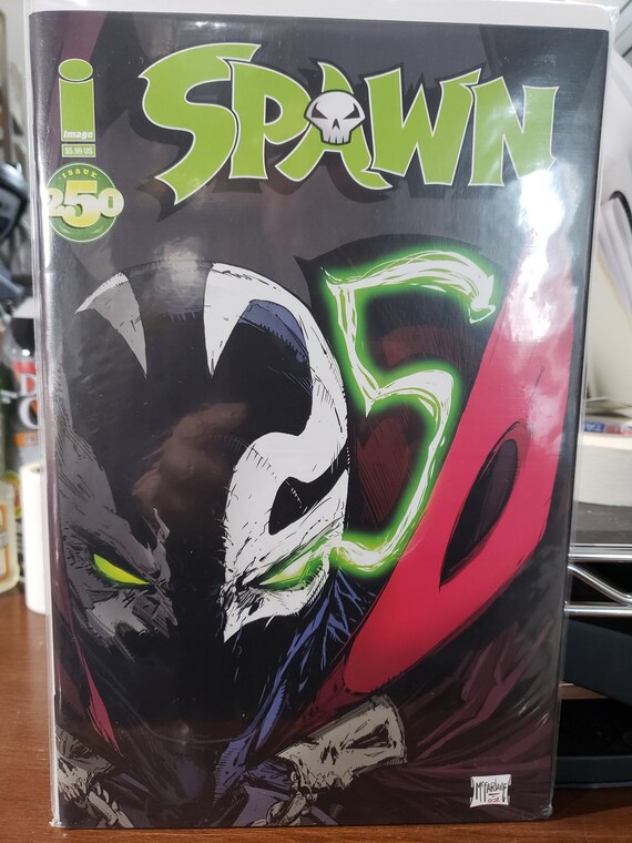 Spawn 250 Todd Mcfarlane Black & White Sketch 1:50 VARIANT - Etsy