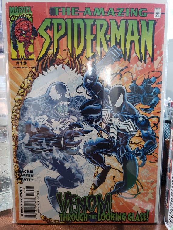Amazing Spider-Man Acrylic Keychain Keyring Marvel Comics New