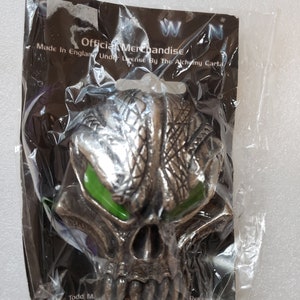 SPAWN Movie Metal Skull BELT BUCKLE Licensed Alchemy Carta Rare