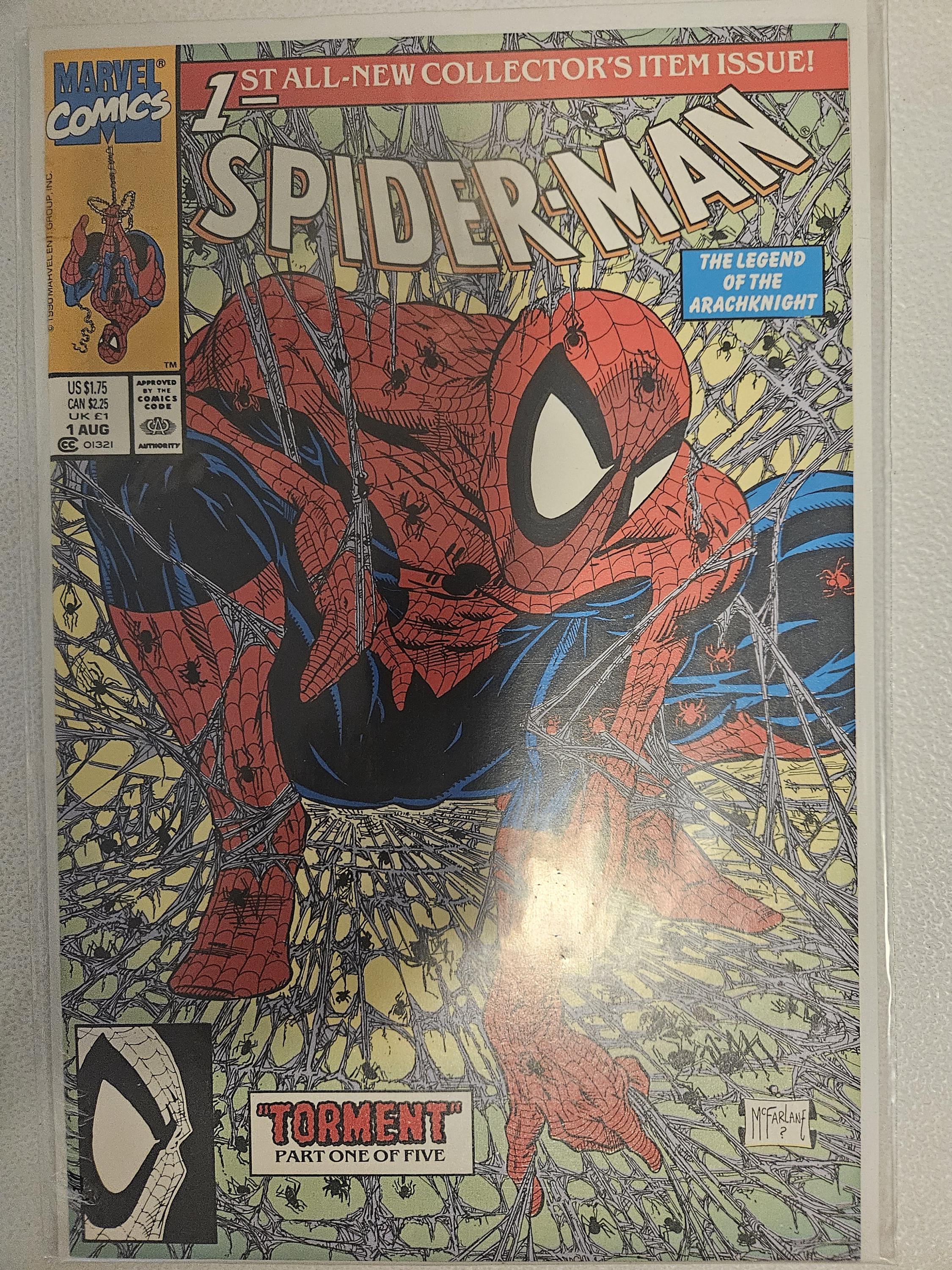 Spider-man #1 Set of Five Marvel Comics Todd Mcfarlane