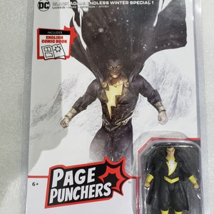 Black Adam Endless Winter Special #1 And Batman Variant Comics Sealed With Action Figures