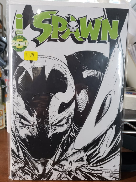 Spawn 250 Todd Mcfarlane Black & White Sketch 1:50 VARIANT - Etsy