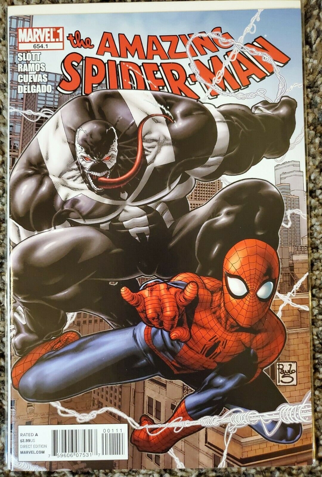 Amazing Spider-man 654 Marvel 1st Agent Venom Flash Thompson - Etsy Hong  Kong