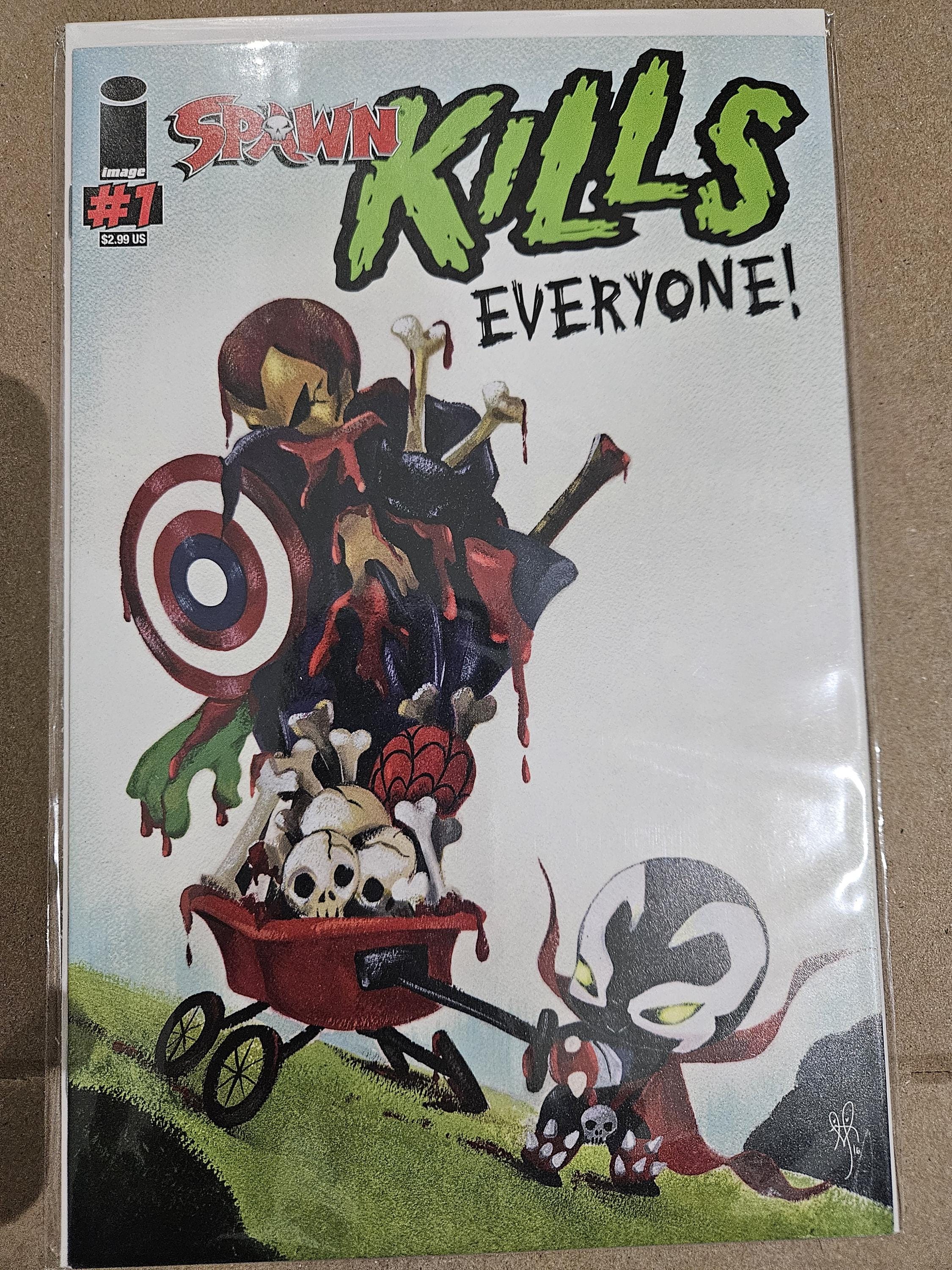 Spawn Kills Everyone #1 Set of 3 Variants NM Mcfarlane - Etsy