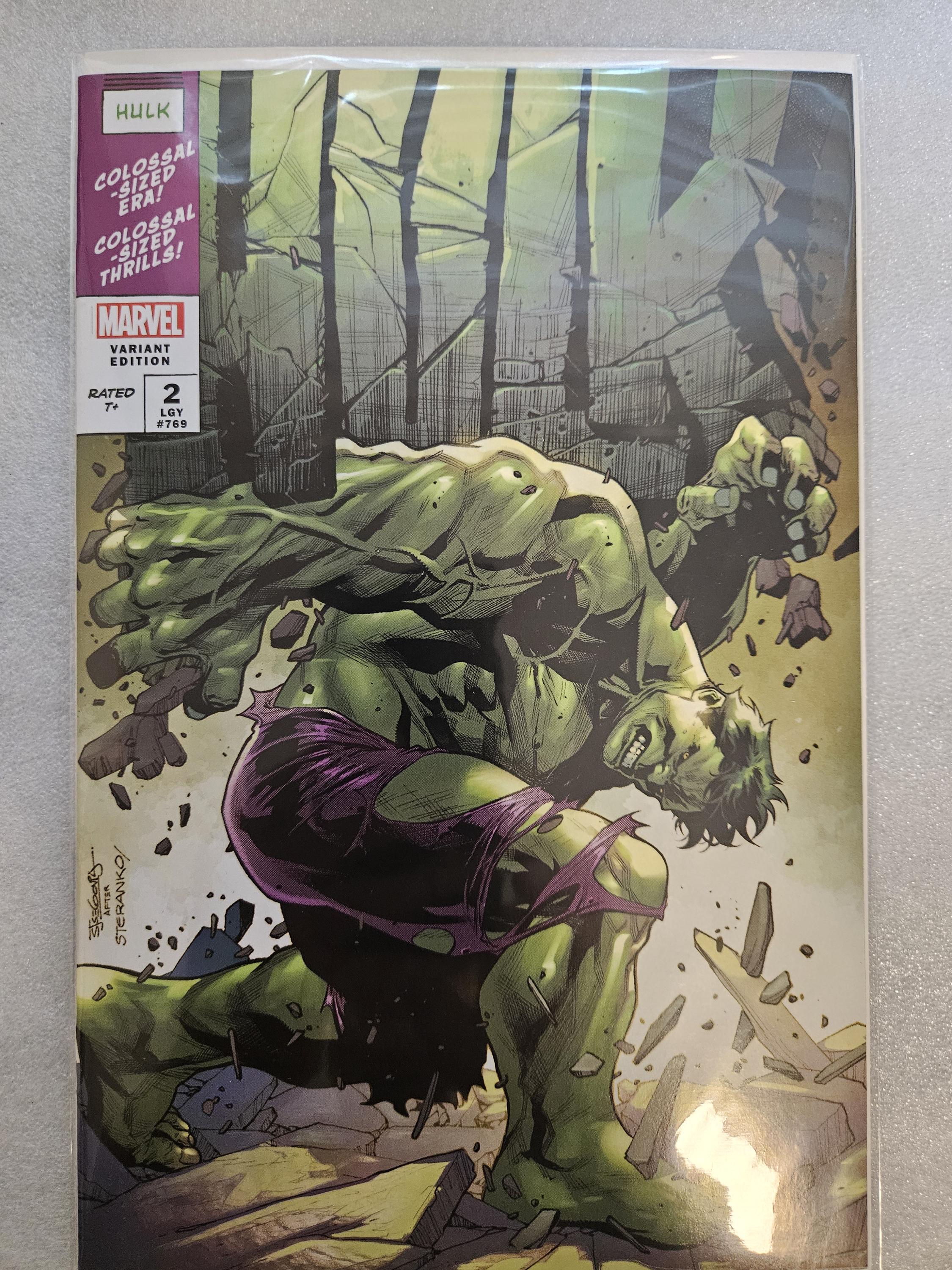 インクレディブル・ハルク #2 ステランコ・アニュアル NM より - Etsy 日本