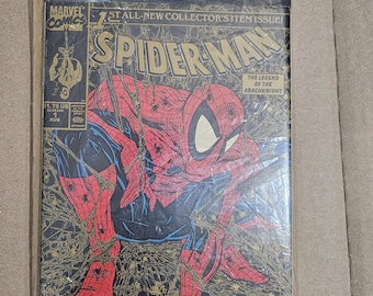 SPIDER-MAN #1 1990 GOLDアメコミトッド・マクファーレン Spider-Man #1 GOLD Marvel Comic 1990 Todd McFarlane Variant