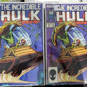 Incredible Hulk 331 Marvel Comics 1987 1st Peter David Todd Etsy