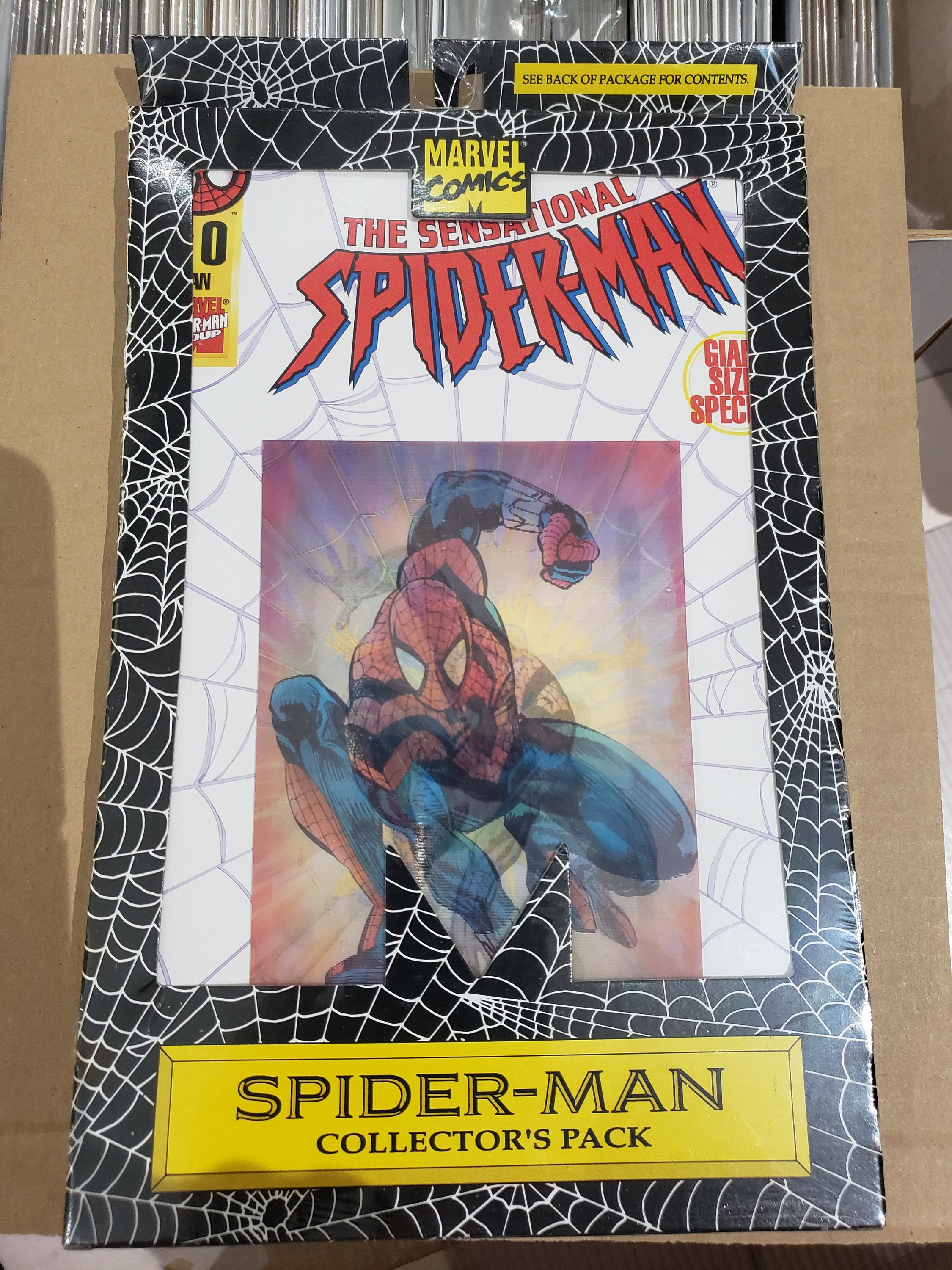 センセーショナル スパイダーマン #0 巨大サイズ 工場未開封パック NM