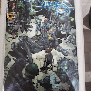 The Darkness #40 Dynamic Forces Wizard Blue Foil Variante NM