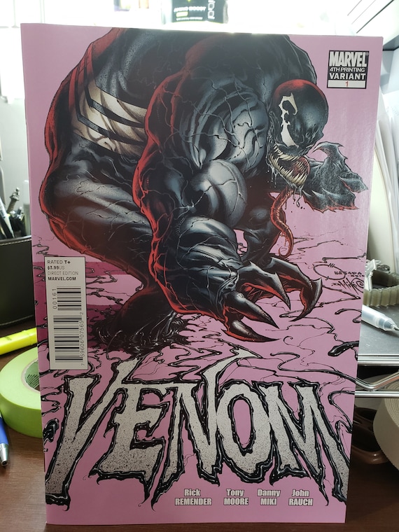 Venom #1 Pink Cover Fouth Print Remender