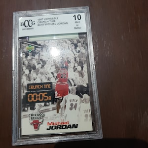 Michael Jordan BCCG 10 Upper Deck Nestle Crunch Time Mint