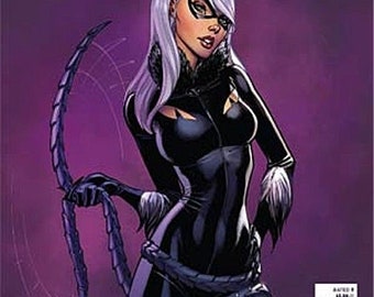 #スパイダーマン。スペシャルエディションシリーズ、ベノム。ブラックキャット。３組 Amazing Spider-Man Presents: Black Cat #1」表紙