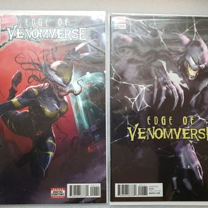 Edge Of Venomverse #1 Set of Two Variants Both NM