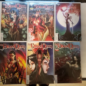 Blood Queen Set of 6 Comics Nei Ruffino Variant All NM Dynamite