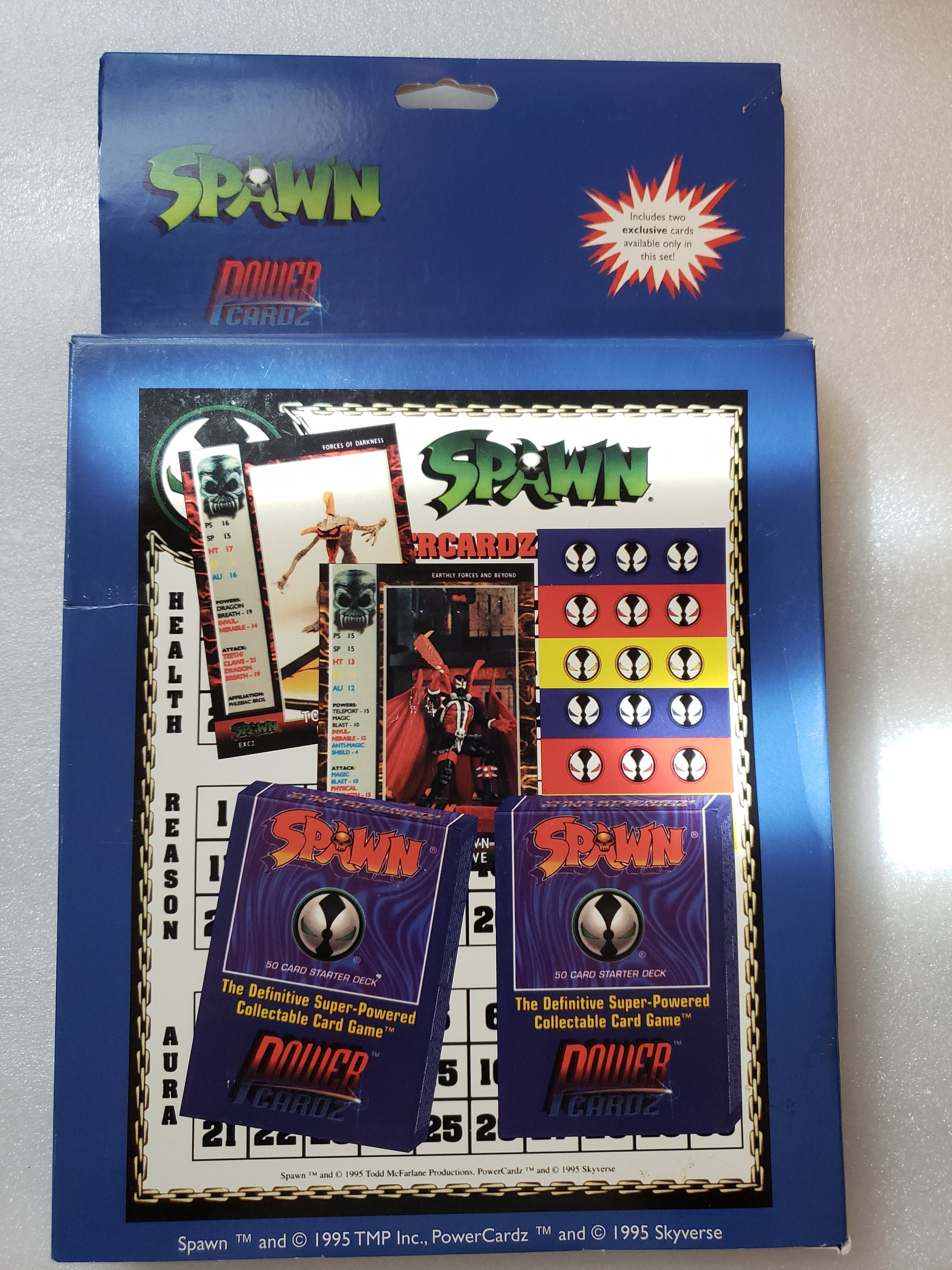 Spawn Power Cardz Box Image Caliber and Power Primer Plus Starter