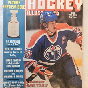 NHL ホッケー イラストレイテッド マガジン 1984 年 5 月号 ボッシー グレツキー リーフス NM