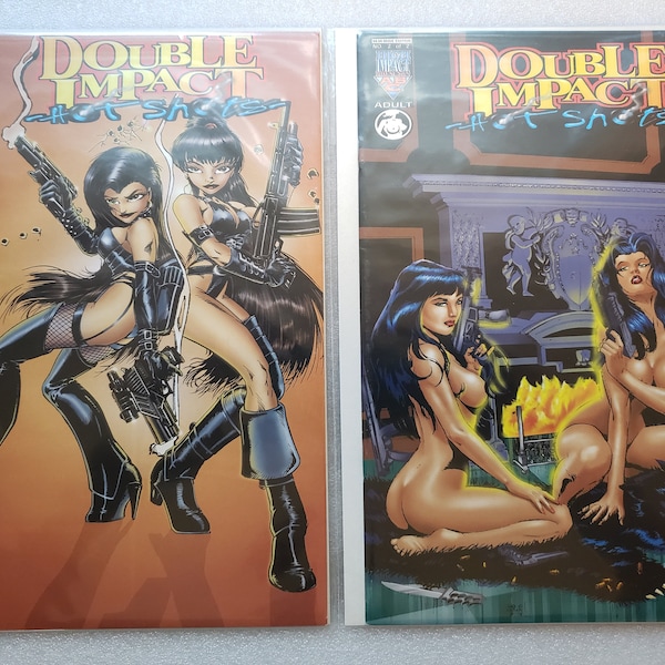 Double Impact Hot Shots #1 Set of Six Variant Comics