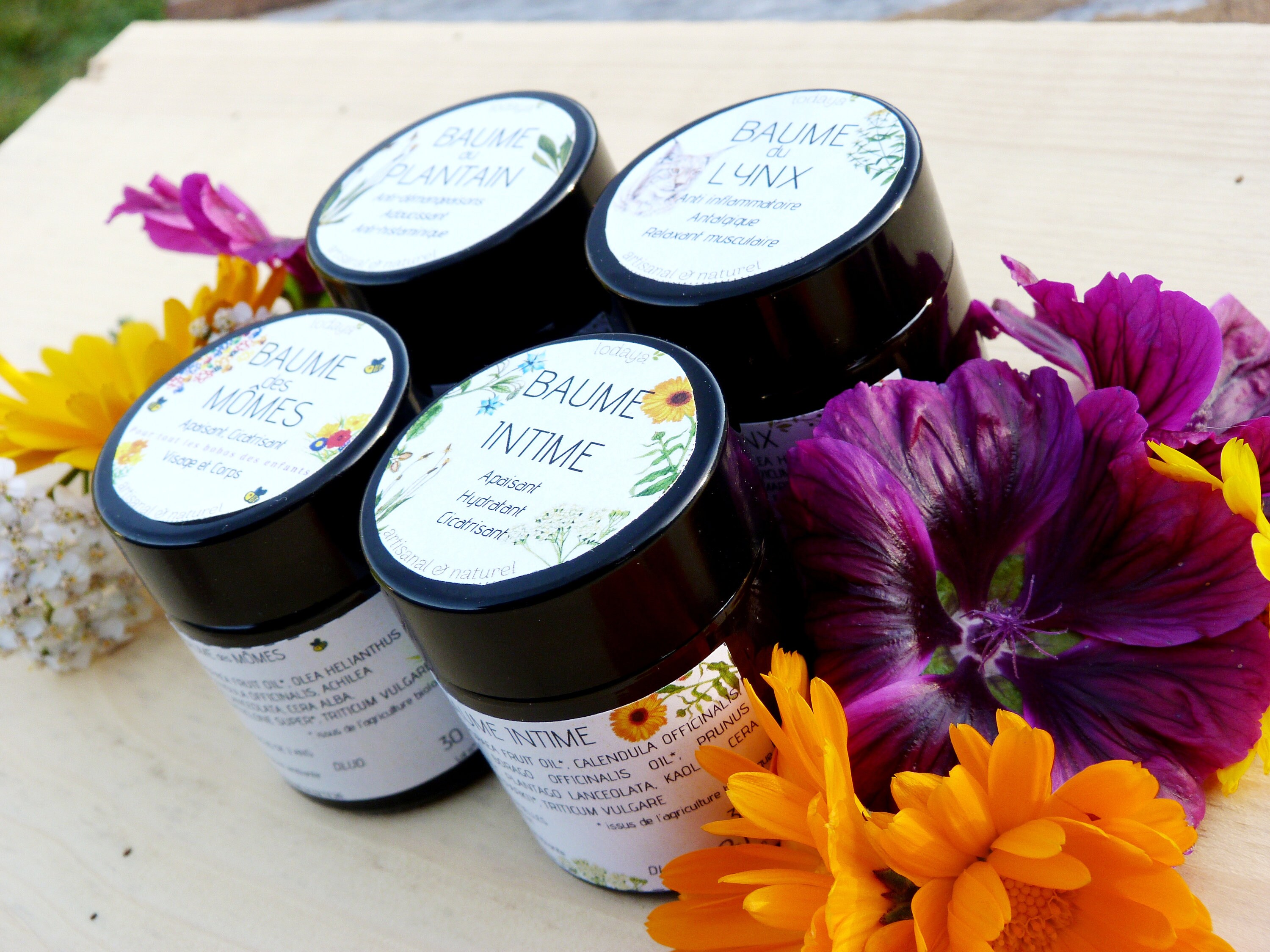 4 Artisanal and Natural Balms: Plantain Balm, Lynx Balm, Intimate Balm ...