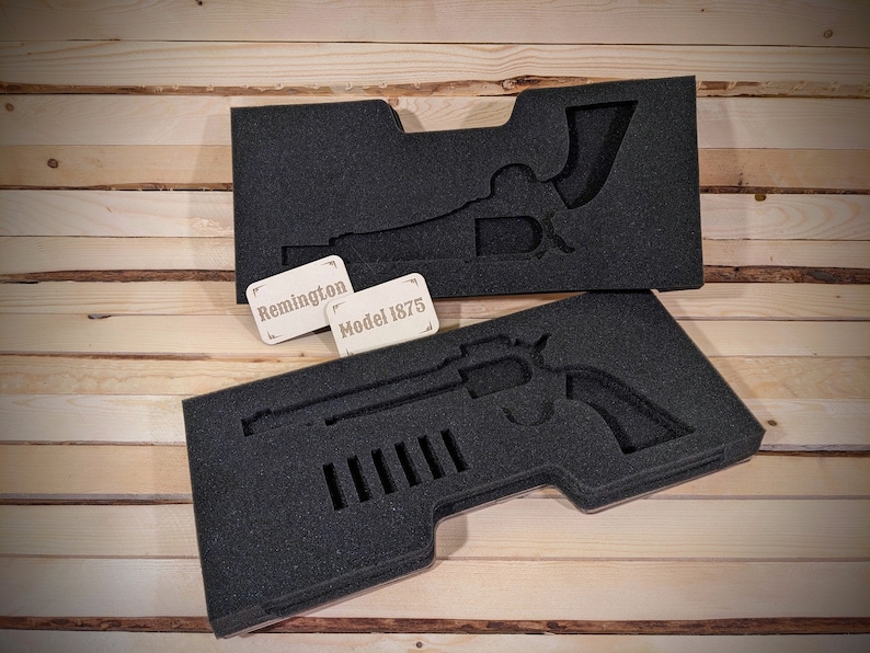 Custom-fit case insert for the original plastic case of the Crosman Remington 1875 image 2