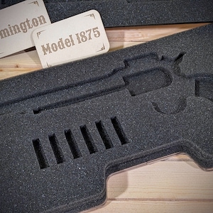 Custom-fit case insert for the original plastic case of the Crosman Remington 1875 image 1