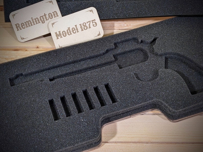 Custom-fit case insert for the original plastic case of the Crosman Remington 1875 image 1