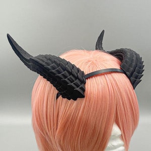 NEW Fantasy Wyvern Horns - 3D Printed Dragon Horns for LARP Cosplay & RPG