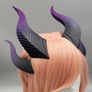 Maleficent inspired dragon horns headpiece VARIOUS COLORS