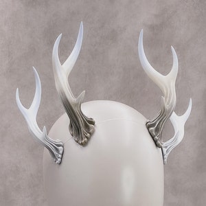 Cosplay Antlers - Painted Fantasy Deer Horns for LARP, RPG and Costume Play