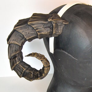Succubus Large Horns - Painted Cosplay Accessory for LARP & RPG Characters