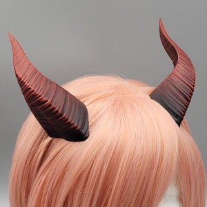Twisted Fable Dragon Horns - Painted Horns for RPG & LARP Cosplay