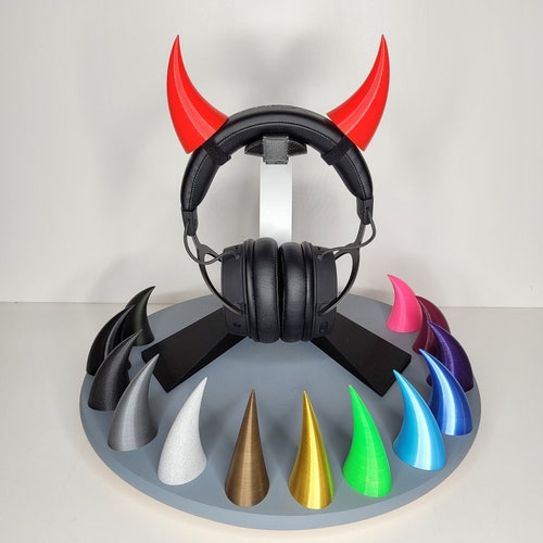 Gothic DEMON HORNS for Headphones Dragon Horns Devil Horns Etsy