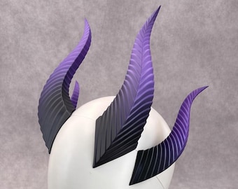 Maleficent inspired dragon horns headpiece VARIOUS COLORS
