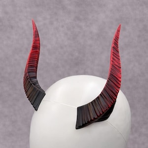 Twist Horns - Painted Cosplay Demon & Fantasy LARP Horns