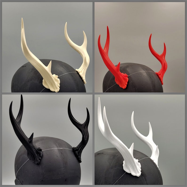 3D Printed Antlers for Cosplay Etsy