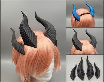 3D printed Maleficent horns or headpiece