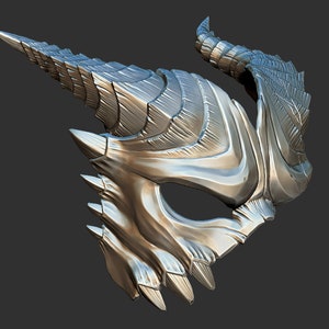 Dragon mask 3D model (STL)