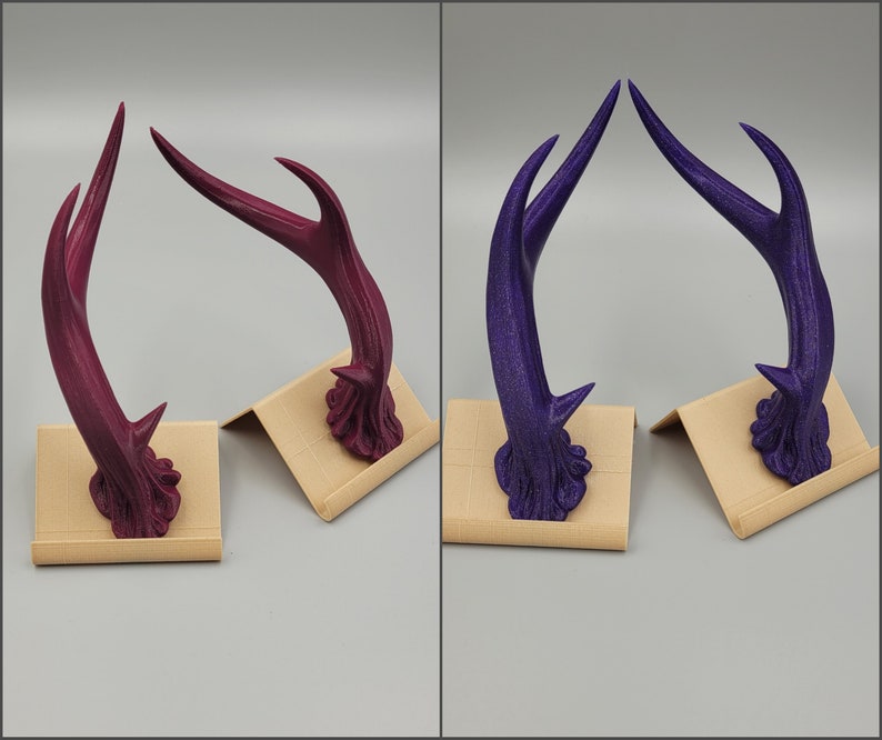 3D Printed Antlers for Cosplay Etsy