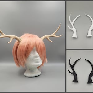 BIG antlers 3D printed faun fantasy larp cosplay