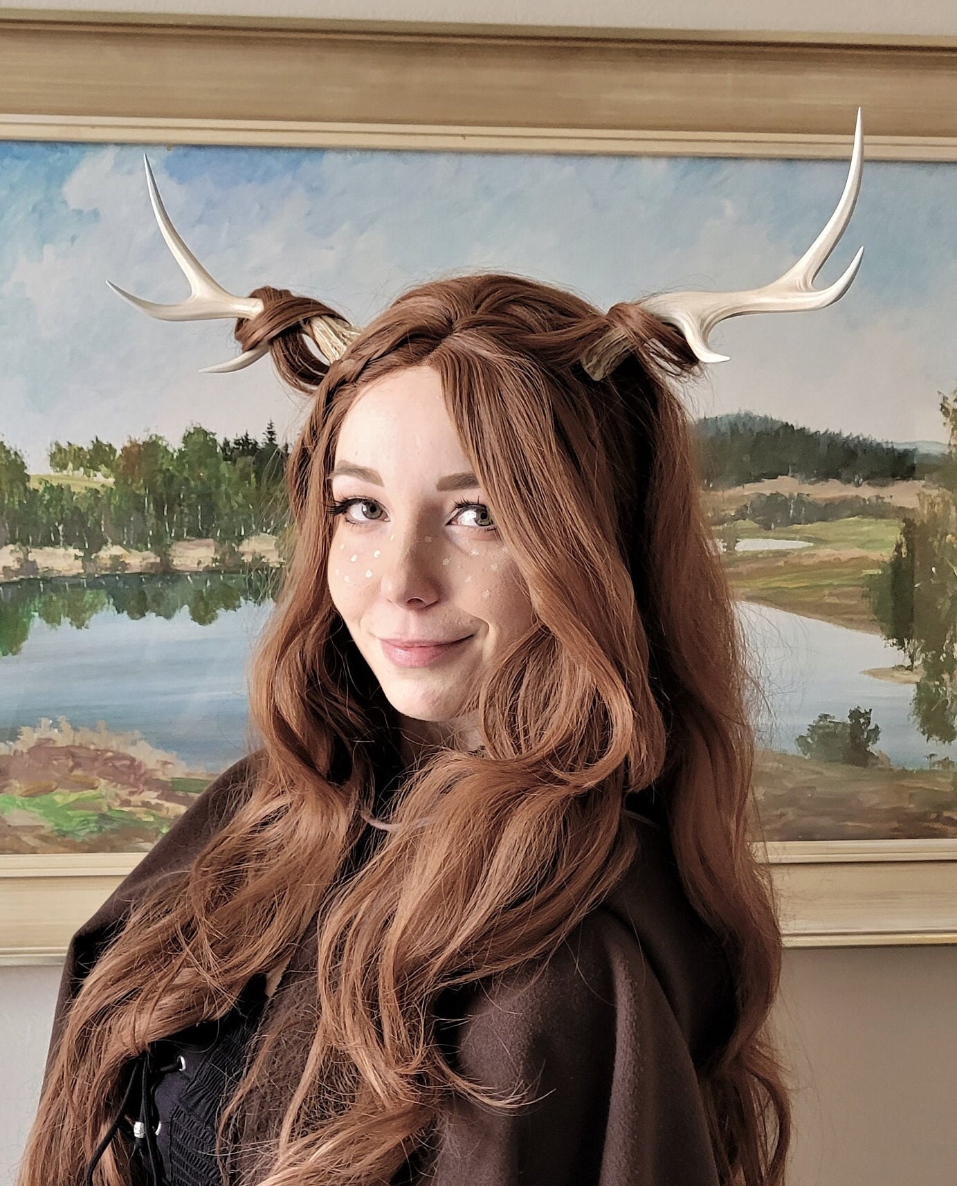 Big Antlers for Cosplay Painted VARIOUS COLORS Etsy