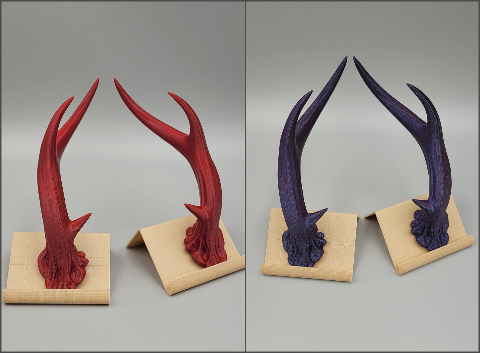 3D Printed Antlers for Cosplay Etsy