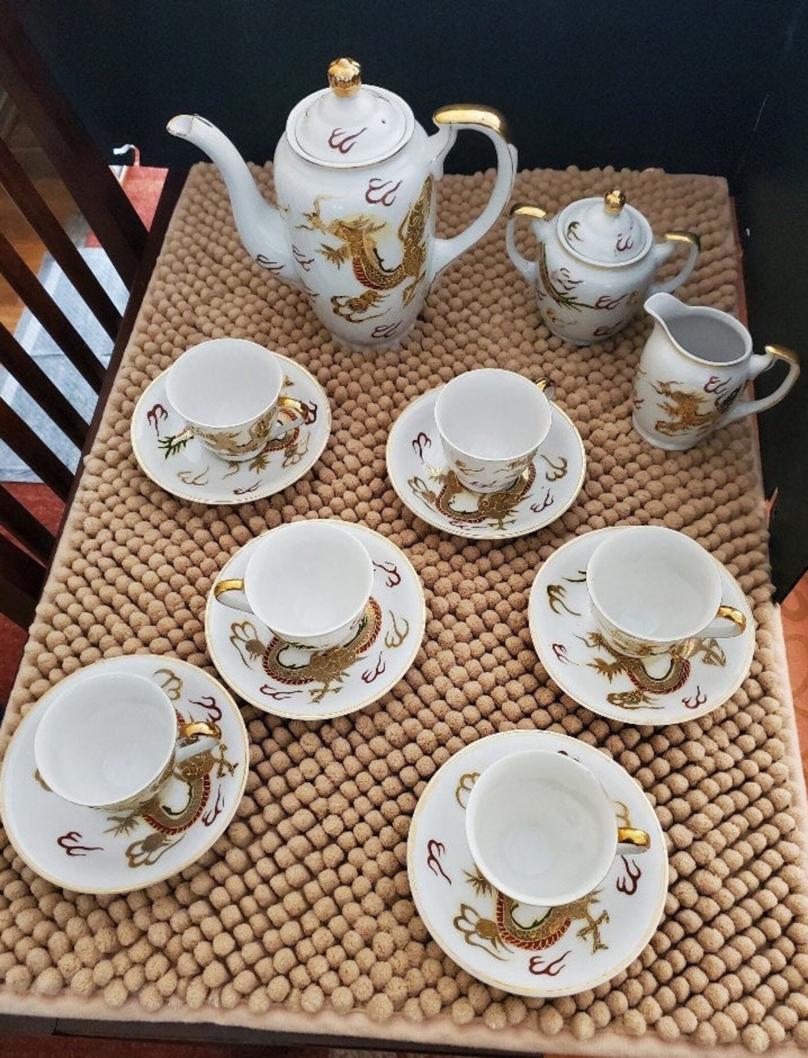 Demitasse Dragon Tea Set Etsy