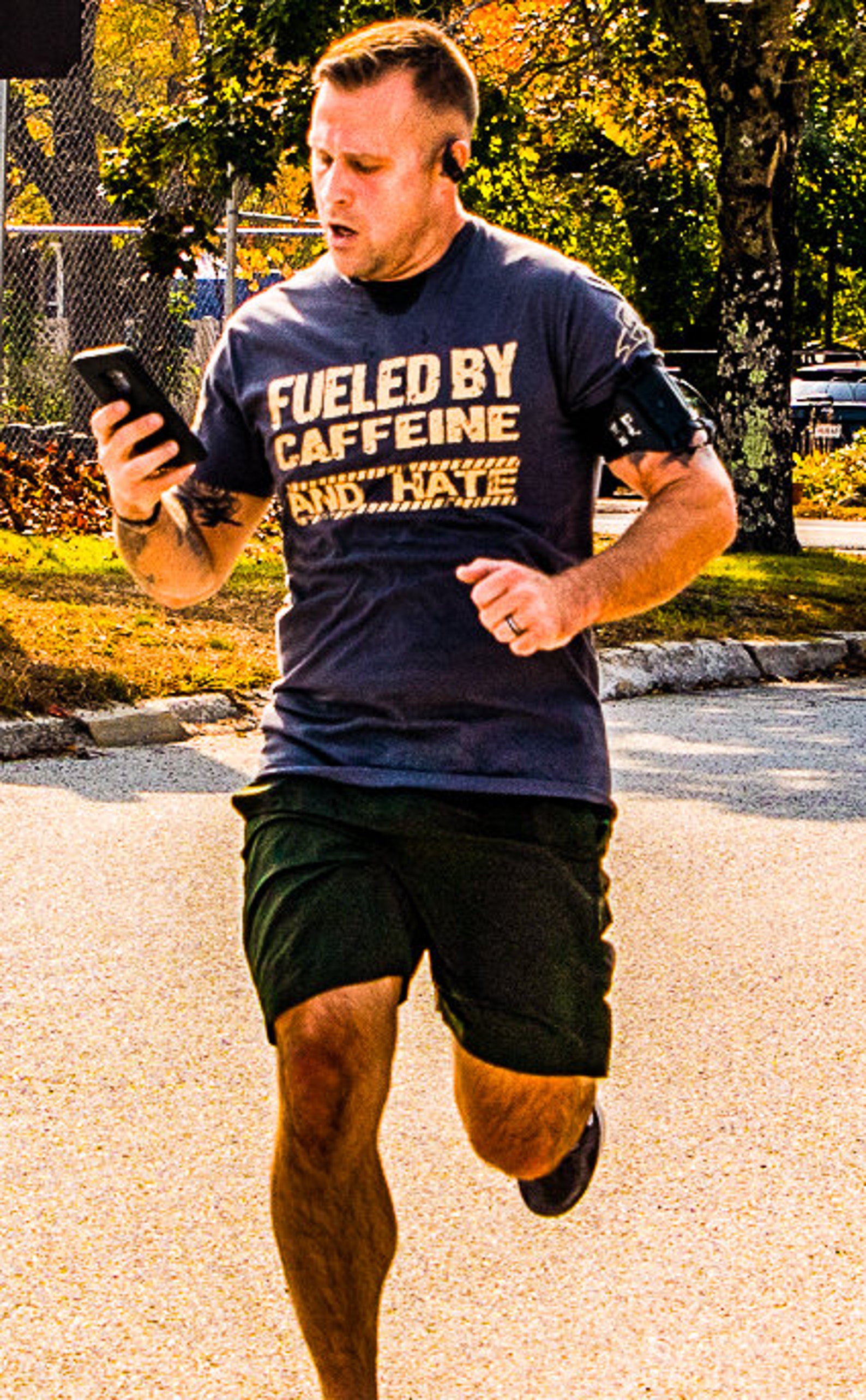 caffeine and hate t shirt