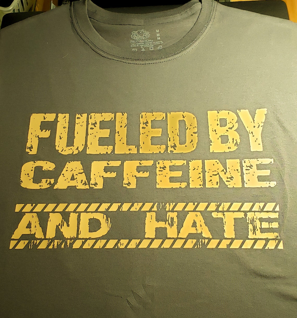 caffeine and hate t shirt