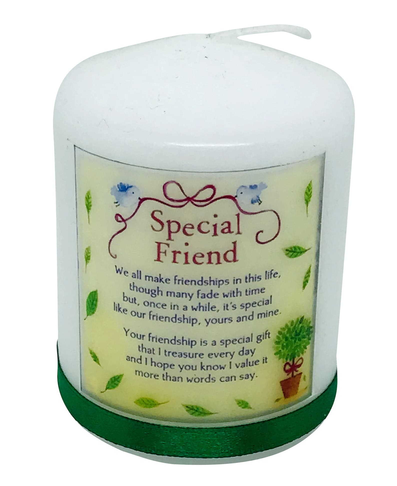 Friendship Candle Personalised Gift Poem Special Friend Any Etsy