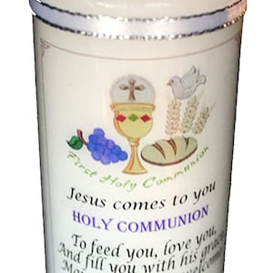 1st Holy Communion Candle personalised gift