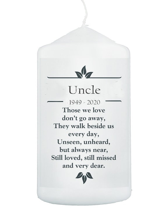 A Special Uncle Memorial Graveside Poem Keepsake Card Includes Free - View #11