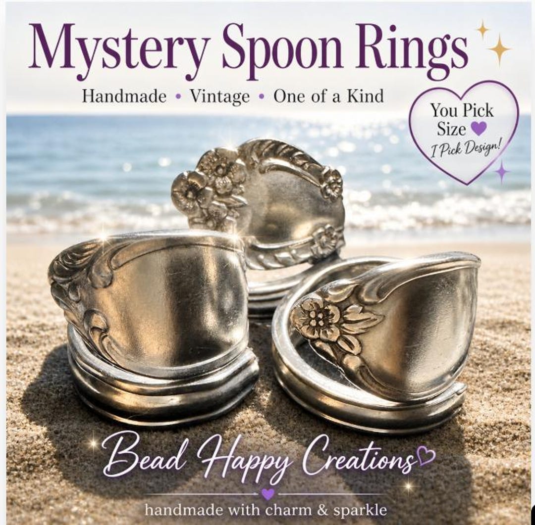 Vintage Mystery Spoon Rings, Bundles Available • Double Wrapped ...