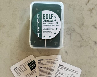 Golf Card Game. 6 Card Golf Card Game. Family Card Game. Father, Brother, Son, Friend Gift. Great Stocking Stuffer!